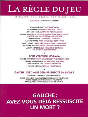 cover image of La règle du jeu n°36